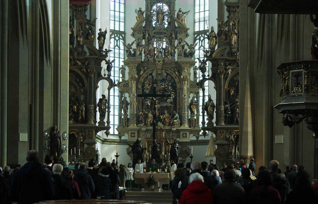 Basilika-St.-Ulrich-und-Afra, 280x140cm, oil on canvas