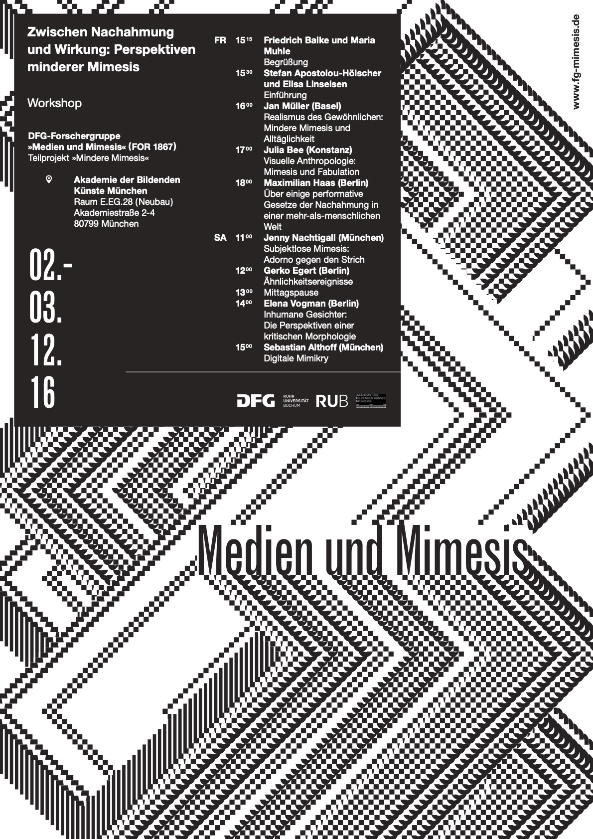 zw nachahmung u wirkung plakat