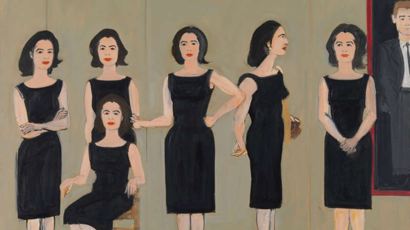 Alex Katz, The Black Dress, 1960, Udo und Anette Brandhorst Sammlung, Foto: Haydar Koyupinar, © Alex Katz